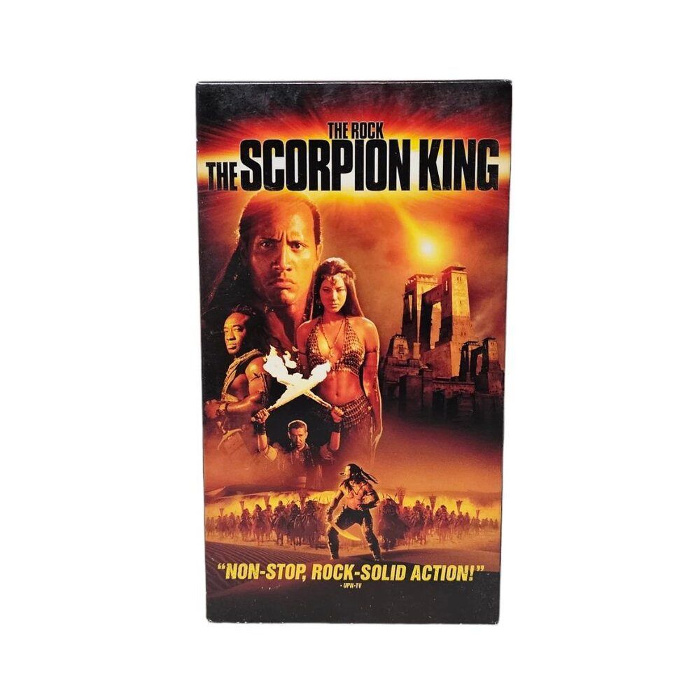 Y2K The Rock The Scorpion King VHS
